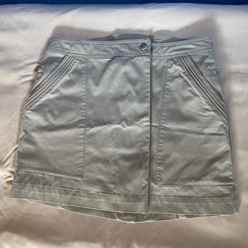 Stella McCartney Light Gray A-Line Skirt